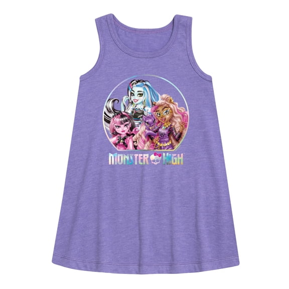 Monster High - Character Image - Toddler & Youth Girls A-line Dress