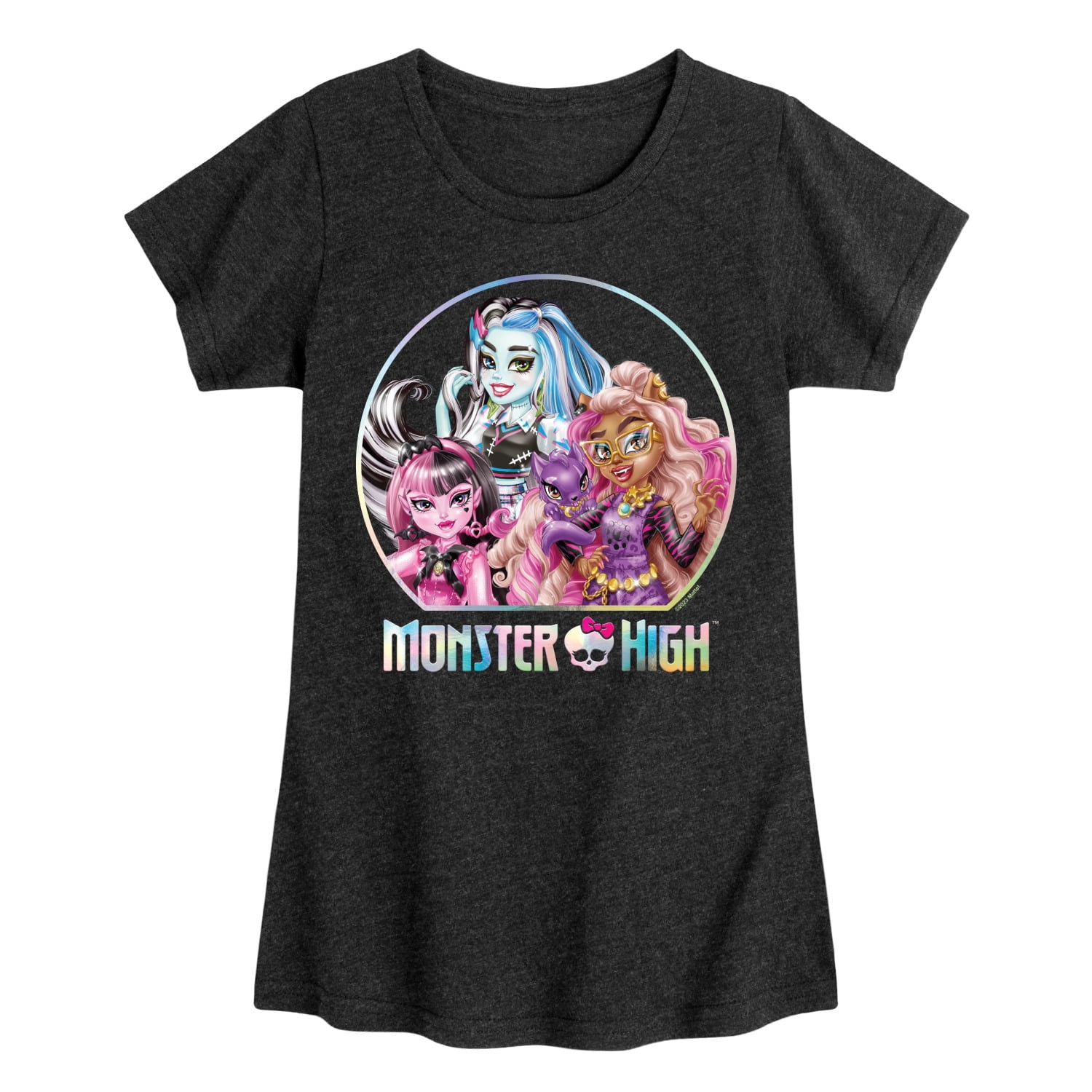 Monster High - Character Image - Toddler & Youth Girls Short Sleeve ...