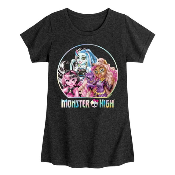 Monster High - Character Image - Toddler & Youth Girls Short Sleeve Graphic T-Shirt