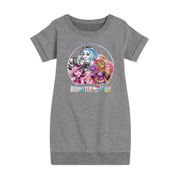 Monster High - Circle OF Friends - Toddler & Youth Girls Fleece Dress