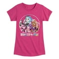 thumbnail image 1 of Monster High - Circle OF Friends - Toddler & Youth Girls Short Sleeve Graphic T-Shirt, 1 of 5