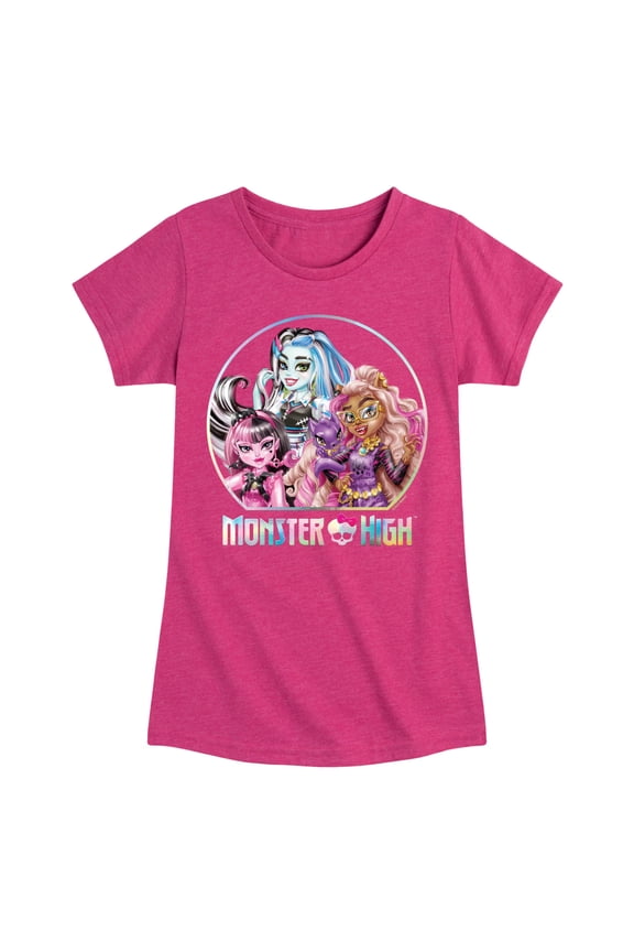 - Circle OF Friends - Toddler & Youth Girls Short Sleeve Graphic T-Shirt