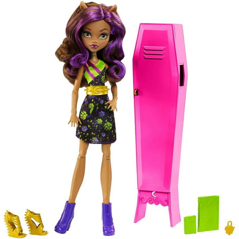 Monster High Clawdeen Wolf Day Out Doll w/ Accessories Purse, Chips &  Biscuit