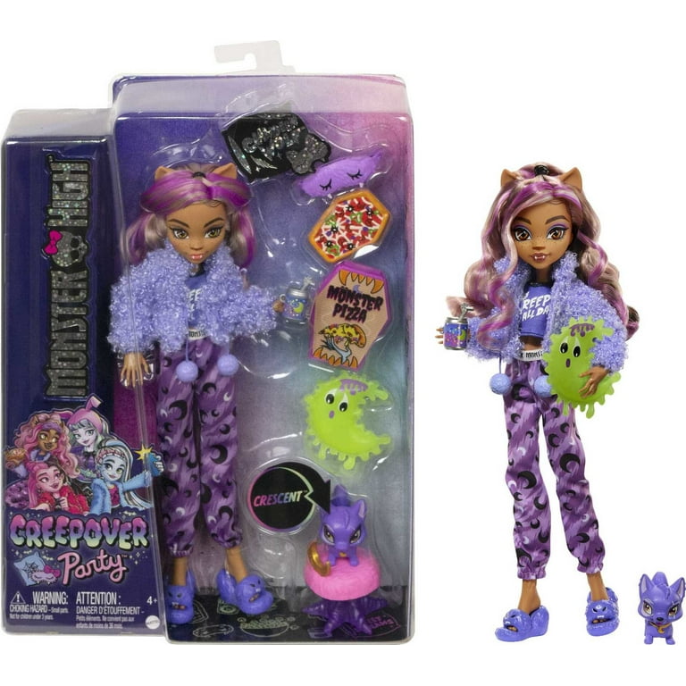 Monster High Doll, Clawdeen Wolf with Accessories and Pet Dog