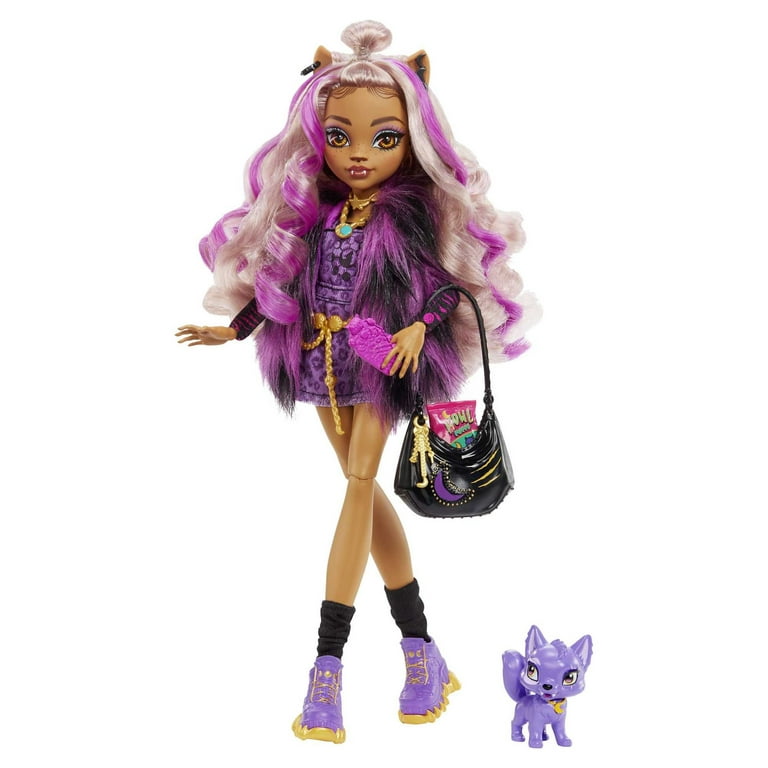 Monster High Clawdeen Wolf Fashion Doll with Purple Streaked Hair