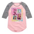 thumbnail image 1 of Monster High - Clawsome, Fangtastic, Creeperific & Zapptacular - Toddler & Youth Girls Raglan T-Shirt, 1 of 5