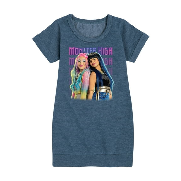 Monster High - Cleo And Mermaid - Toddler And Youth Girls Fleece Dress