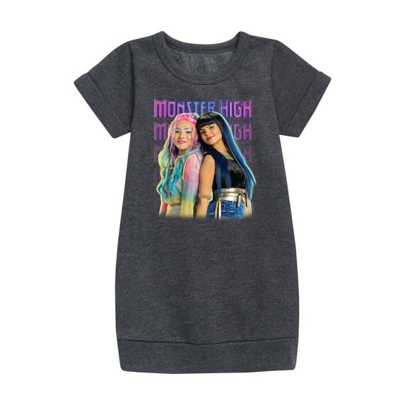 Monster High - Cleo And Mermaid - Toddler And Youth Girls Fleece Dress