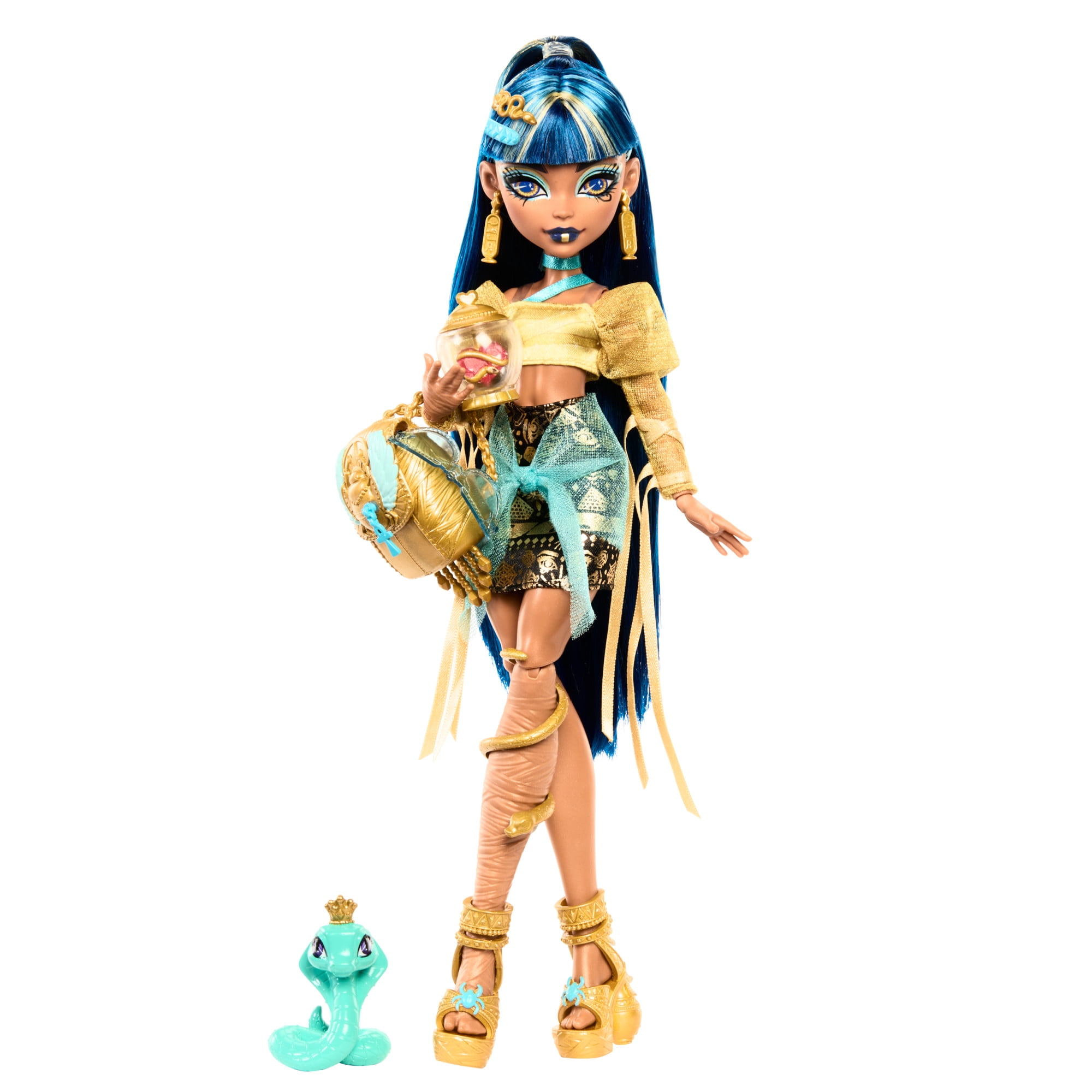 Monster High Fashion Doll - Cleo De Nile with Pet Hissette Monster High Fashion Doll - Cleo De Nile with Pet Hissette