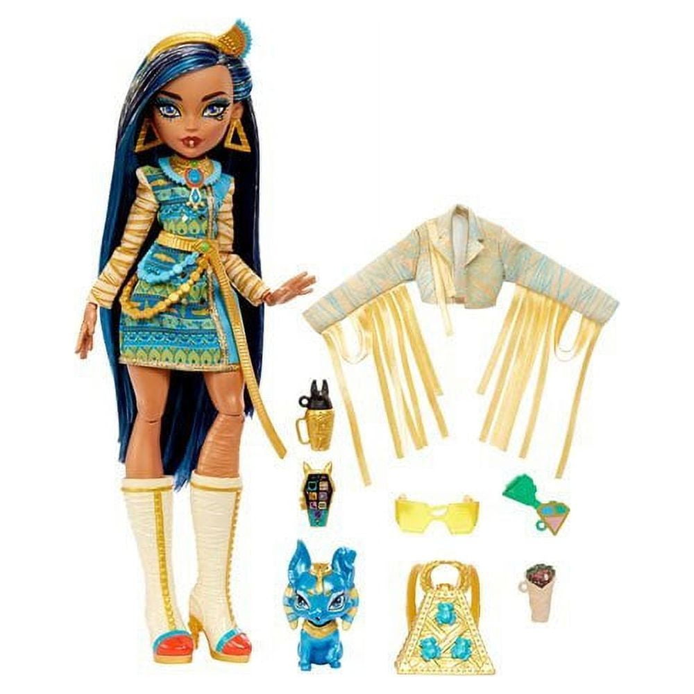 Monster High Cleo De Nile G3 Reboot Doll, Generation Indonesia