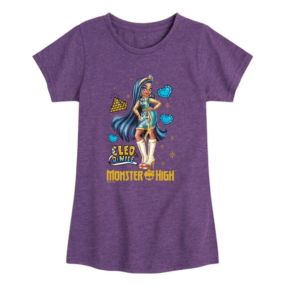 Monster High - Cleo De Nile Heart Icons Fitted Short Sleeve Graphic T-Shirt