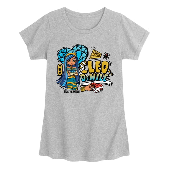 Monster High - Cleo Denile - Youth Girls Fitted Short Sleeve T-Shirt