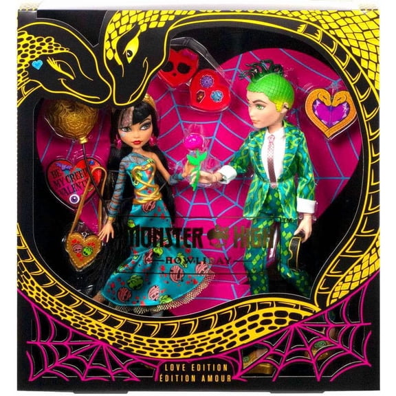 Monster High Cleo and DeNile Doll Howliday Love, 2 Count