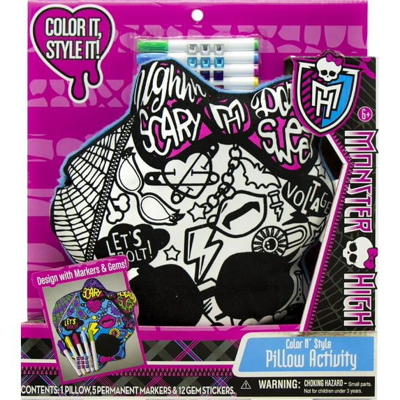 Monster High Color 'n Style Accent Pillow