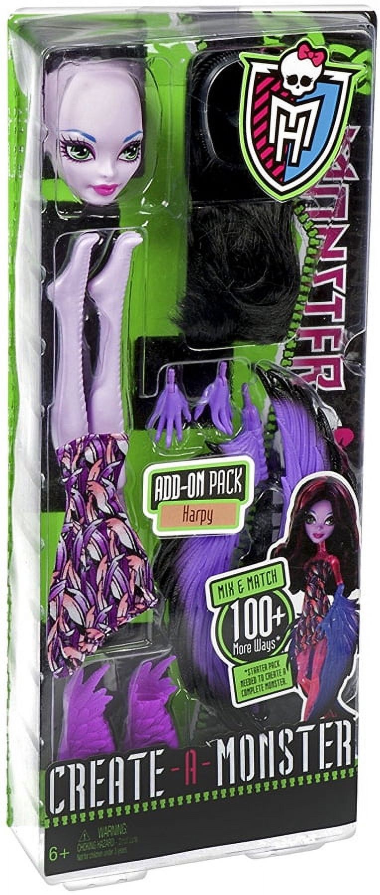 Monster High Create-A-Monster Add-On Pack Harpy Accessory Parts 2012 Mattel