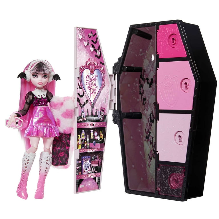 Monster High Doll, Draculaura, Skulltimate Secrets Fearidescent