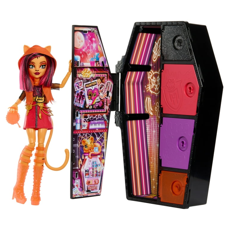 Monster High Doll, Toralei Stripe, Skulltimate Secrets: Neon