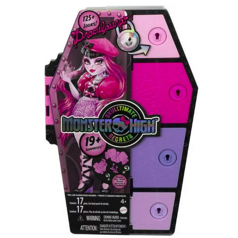 Boneca Monster High - Skulltimate Secrets - Draculaura - Com