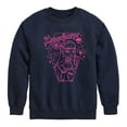 thumbnail image 1 of Monster High - Draculara Pink - Toddler And Youth Crewneck Fleece Sweatshirt, 1 of 5