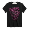 thumbnail image 1 of Monster High - Draculara Pink - Toddler And Youth Short Sleeve Graphic T-Shirt, 1 of 5