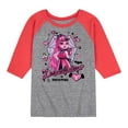 thumbnail image 1 of Monster High - Draculara - Toddler And Youth Raglan Graphic T-Shirt, 1 of 6