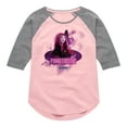 thumbnail image 1 of Monster High - Draculaura AKA Fangtastic - Toddler & Youth Girls Raglan Graphic T-Shirt, 1 of 3
