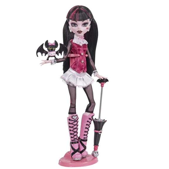 Monster High Draculaura Doll, Collectible Reproduction in Original Look with Diary & Doll Stand