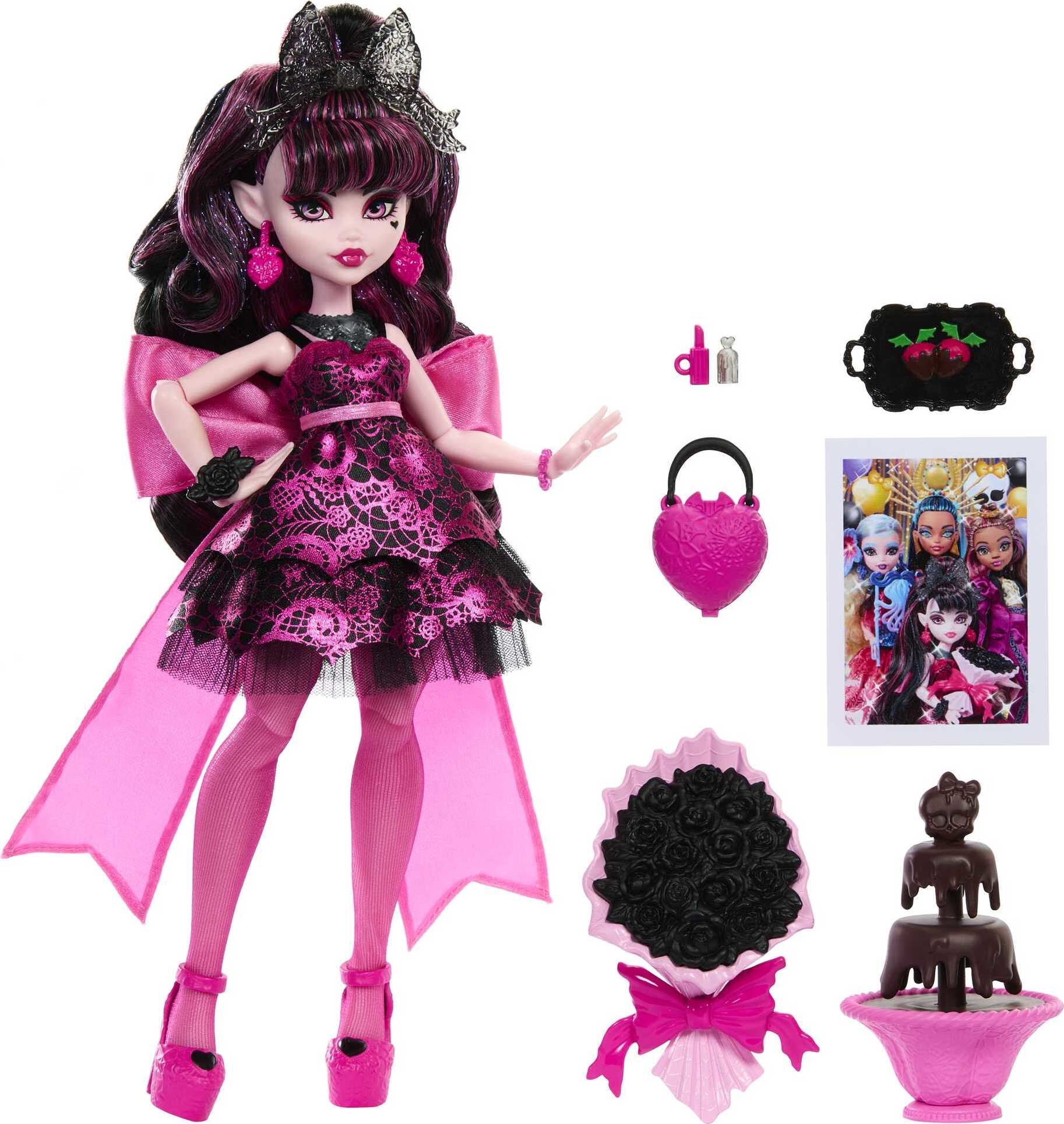 Monster High Draculaura Com Pink G3 2023 Mattel