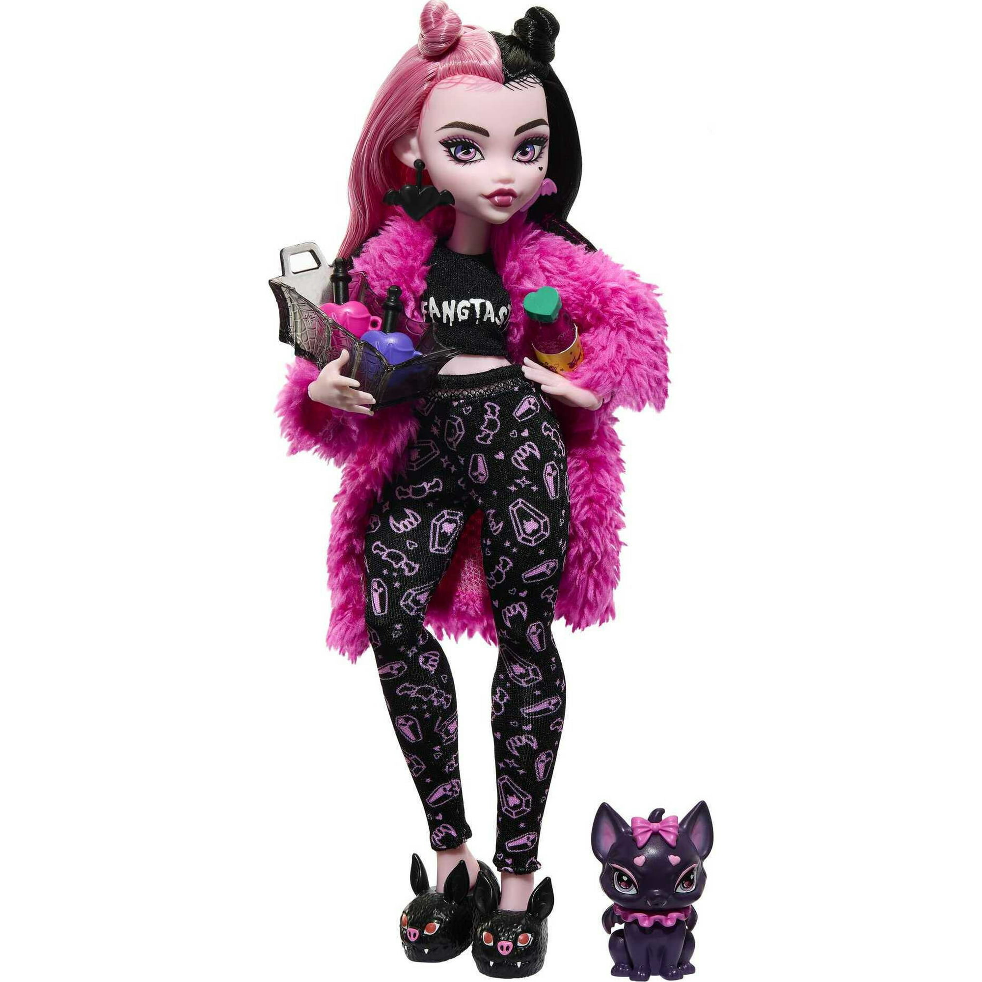 Monster Draculaura Fashion Doll and Accessories, Party Set with Pet - Walmart.com
