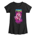 thumbnail image 1 of Monster High - Draculaura Is Fangtastic - Toddler & Youth Girls Short Sleeve T-Shirt, 1 of 4