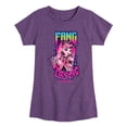 thumbnail image 1 of Monster High - Draculaura Is Fangtastic - Toddler & Youth Girls Short Sleeve T-Shirt, 1 of 4