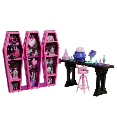 Monster High Draculaura Secret Potion Room Doll Playset with 12+ Accessories [Walmart Exclusive]