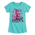 thumbnail image 1 of Monster High - Draculaura Spider Webs - Toddler & Youth Girls Short Sleeve Graphic T-Shirt, 1 of 5