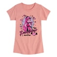 thumbnail image 1 of Monster High - Draculaura Spider Webs - Toddler & Youth Girls Short Sleeve Graphic T-Shirt, 1 of 5