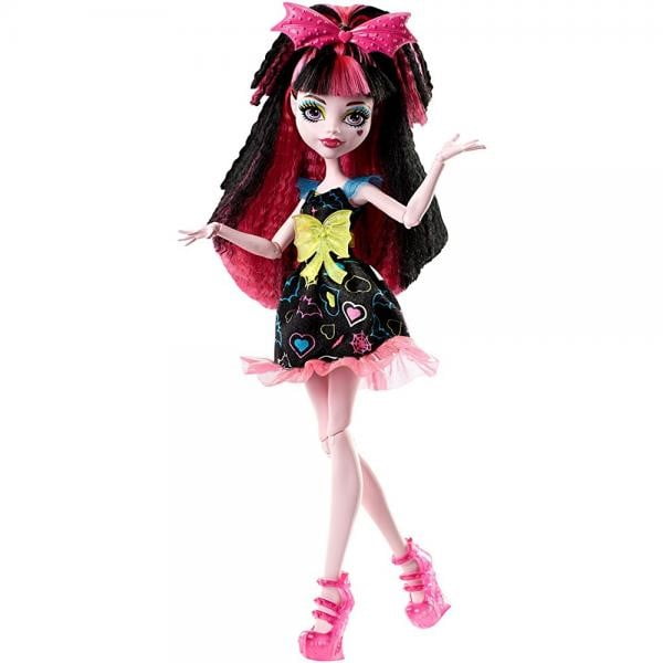 Andre steder Bryde igennem lette Monster High Electrified Hair-Raising Ghouls Draculaura Doll - Walmart.com