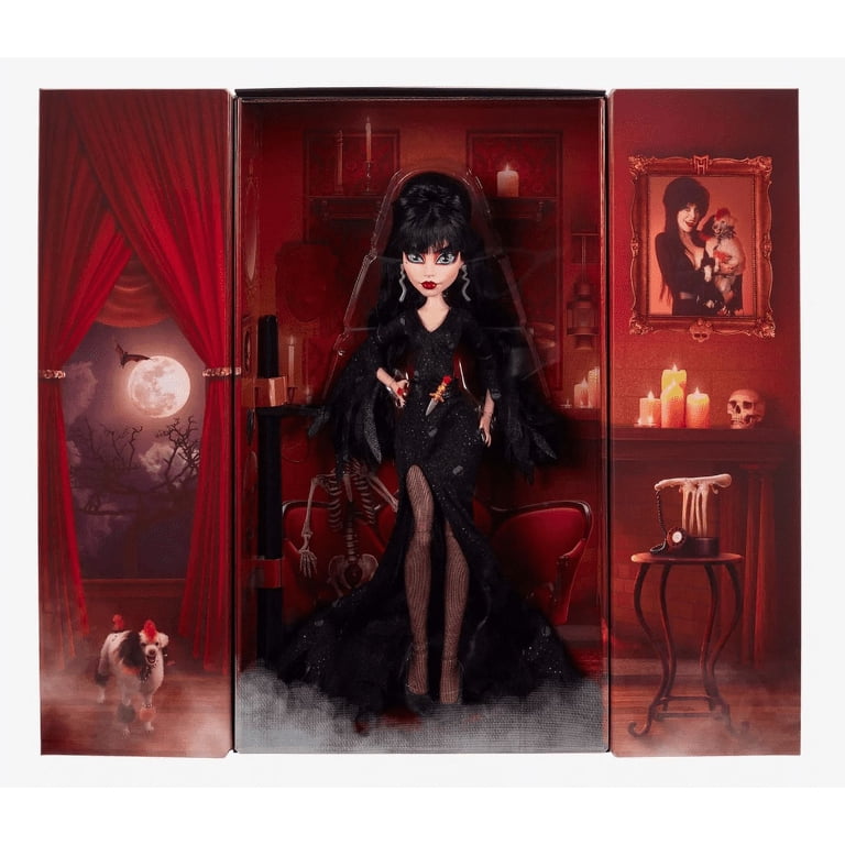 Haunted Horror Movie: Monster High Elvira, Mistress of the Dark Skullector  Doll