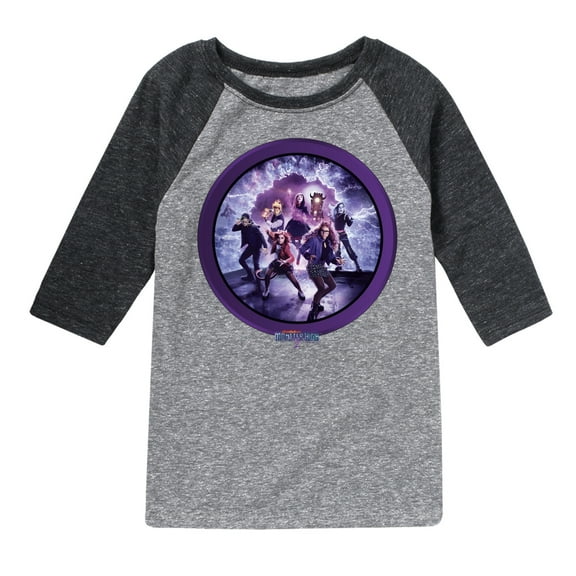 Monster High - Fall Into The Portal - Toddler & Youth Raglan Graphic T-Shirt