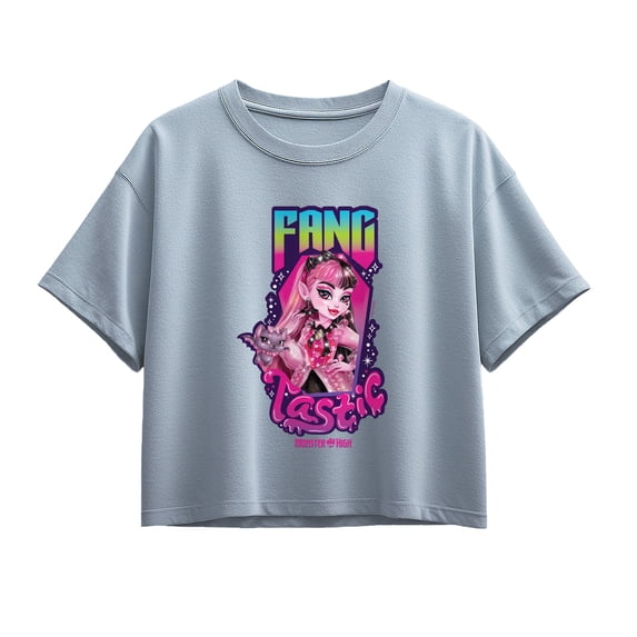 Monster High - Fangtastic Short Sleeve Boxy Graphic T-Shirt