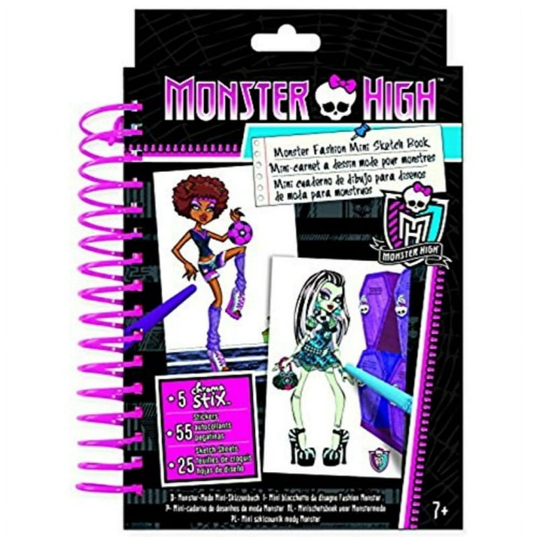 Monster High Fashion Angels Mini Sketch Book