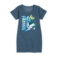 thumbnail image 1 of Monster High - Frankie Blue Bolt - Toddler & Youth Girls Fleece Dress, 1 of 5