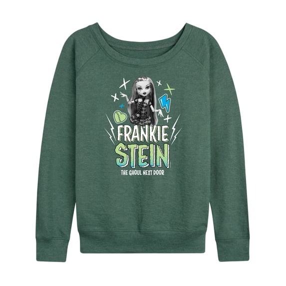 Monster High - Frankie Stein The Ghoul Next Door - Women's Lightweight French Terry Long Sleeve Shirt