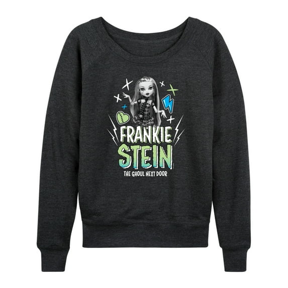 Monster High - Frankie Stein The Ghoul Next Door - Women's Lightweight French Terry Long Sleeve Shirt