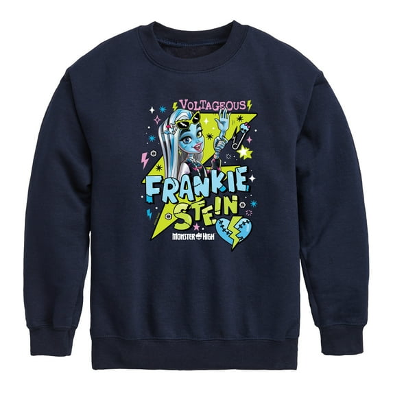 Monster High - Frankiestein Voltageous - Toddler And Youth Crewneck Fleece Sweatshirt