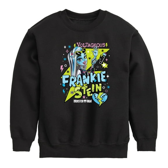 Monster High - Frankiestein Voltageous - Toddler And Youth Crewneck Fleece Sweatshirt