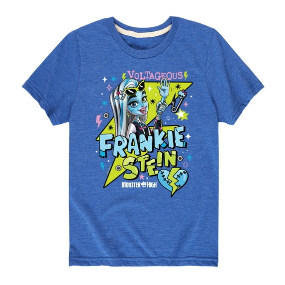 Monster High - Frankiestein Voltageous - Toddler And Youth Short Sleeve Graphic T-Shirt