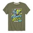 thumbnail image 1 of Monster High - Frankiestein Voltageous - Toddler And Youth Short Sleeve Graphic T-Shirt, 1 of 5