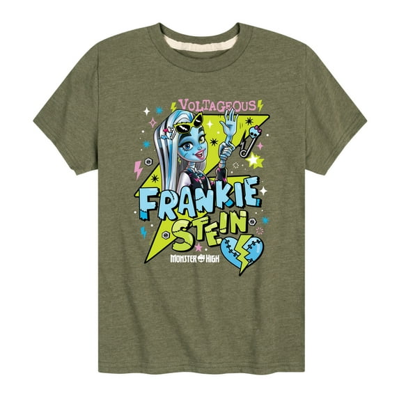 Monster High - Frankiestein Voltageous - Toddler And Youth Short Sleeve Graphic T-Shirt