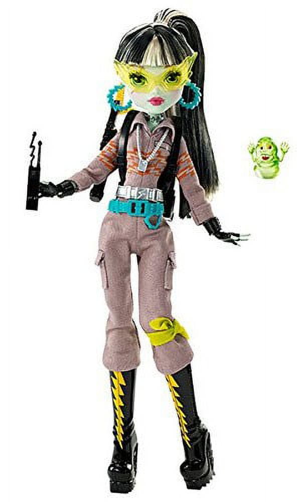 monster high ghostbusters frankie stein exclusive doll (mattel toys)