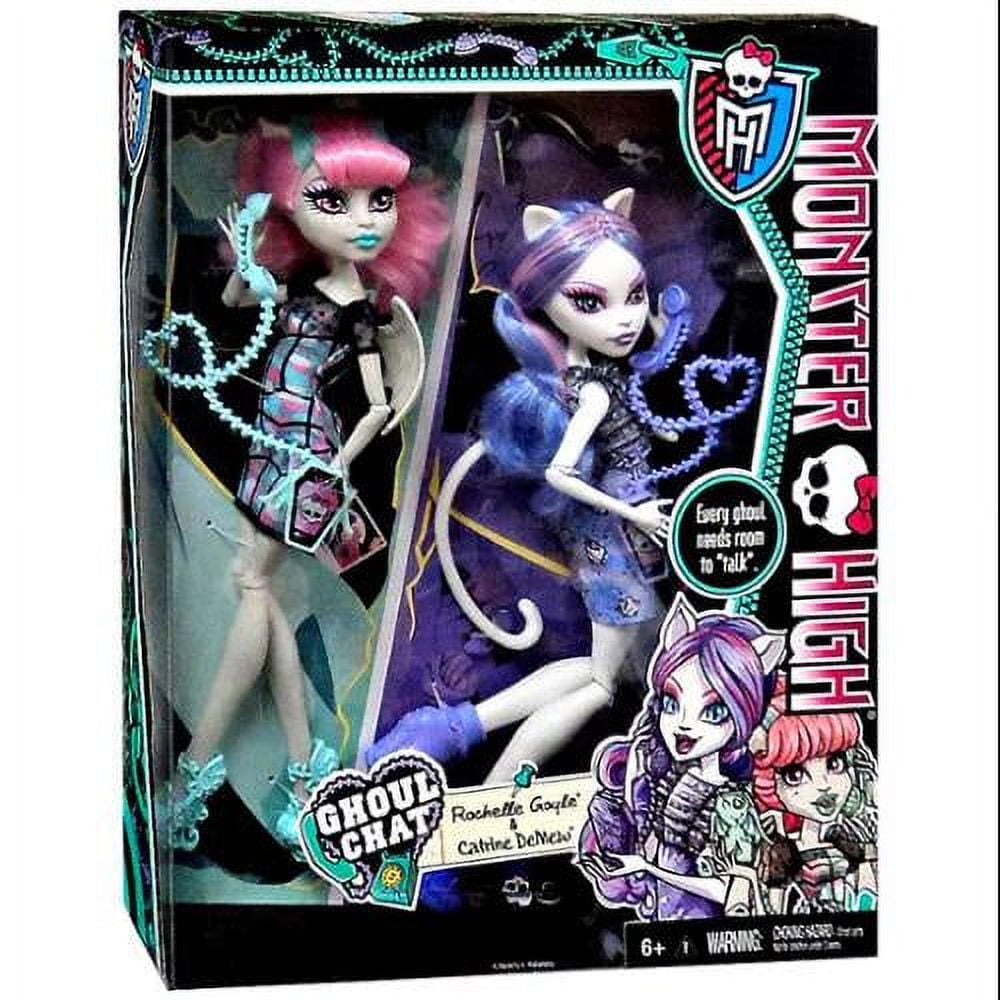 Monster High Ghoul Chat Doll 2 Pack Rochelle Goyle Catrine DeMew