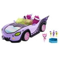 thumbnail image 1 of Monster High Ghoul Mobile Toy Car, Purple & Spiderweb Convertible with Pet, Seats 4 Dolls (Dolls Not Inluded), 1 of 7